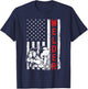 Welder USA American Flag Metalworking Welding Weld T-Shirt - T-Shirt | Navy