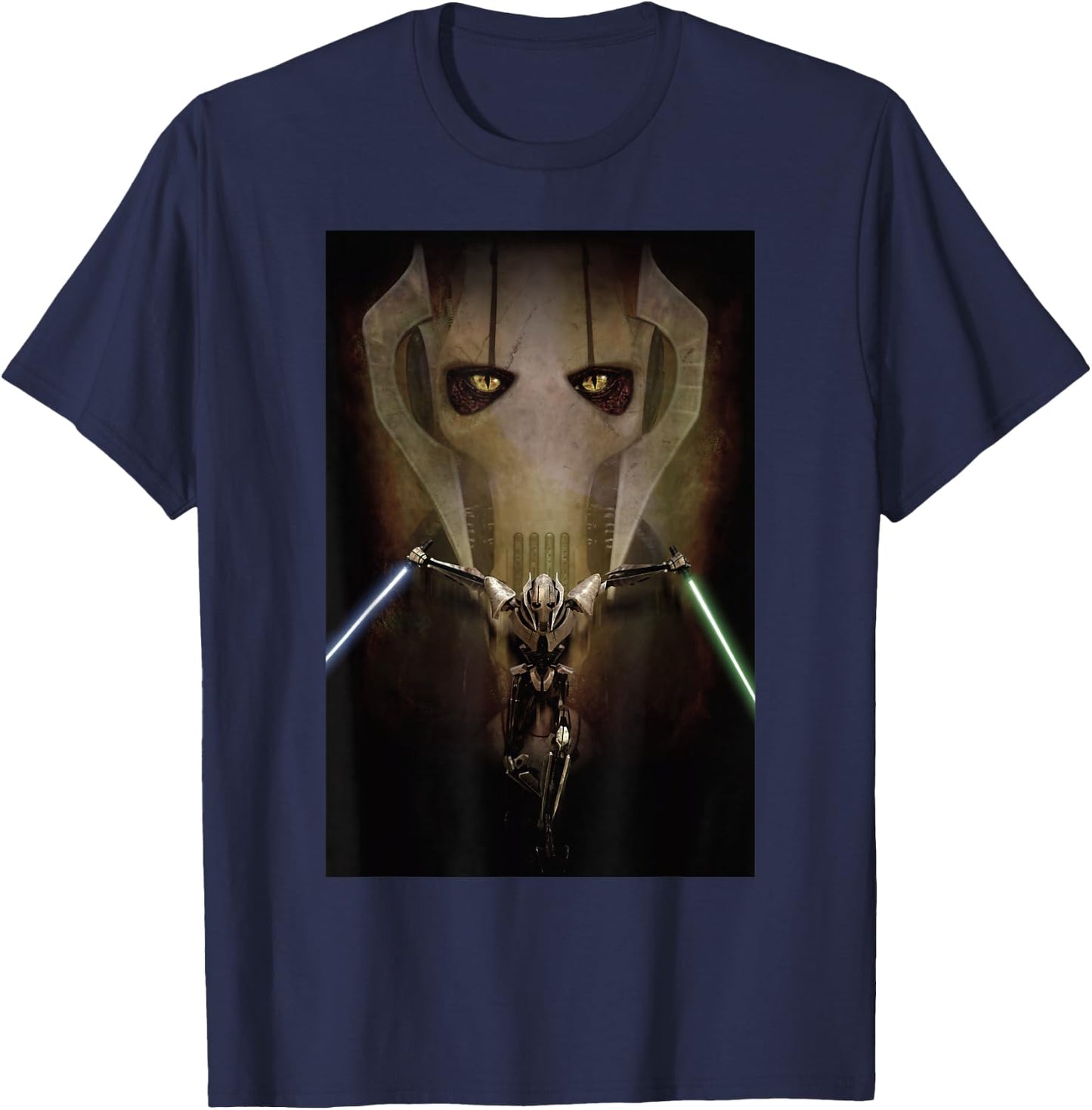 Star Wars Revenge of the Sith General Grievous Poster Art T-Shirt - T-Shirt | Navy