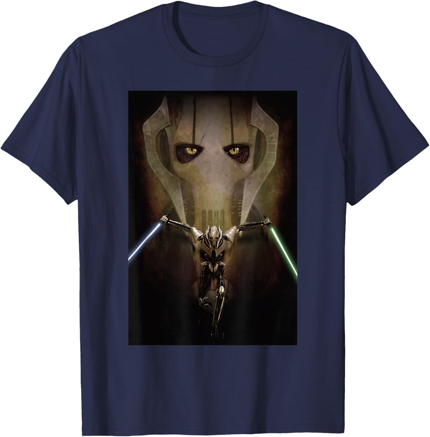 Star Wars Revenge of the Sith General Grievous Poster Art T-Shirt - T-Shirt | Navy