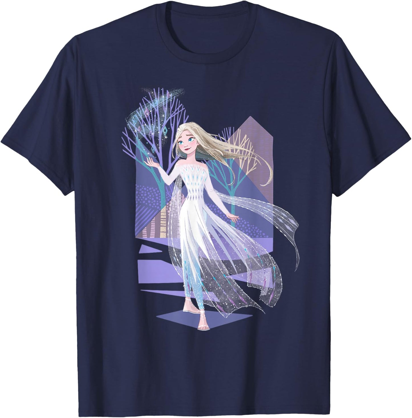 Disney Frozen 2 Snow Queen Elsa T-Shirt - T-Shirt | Navy