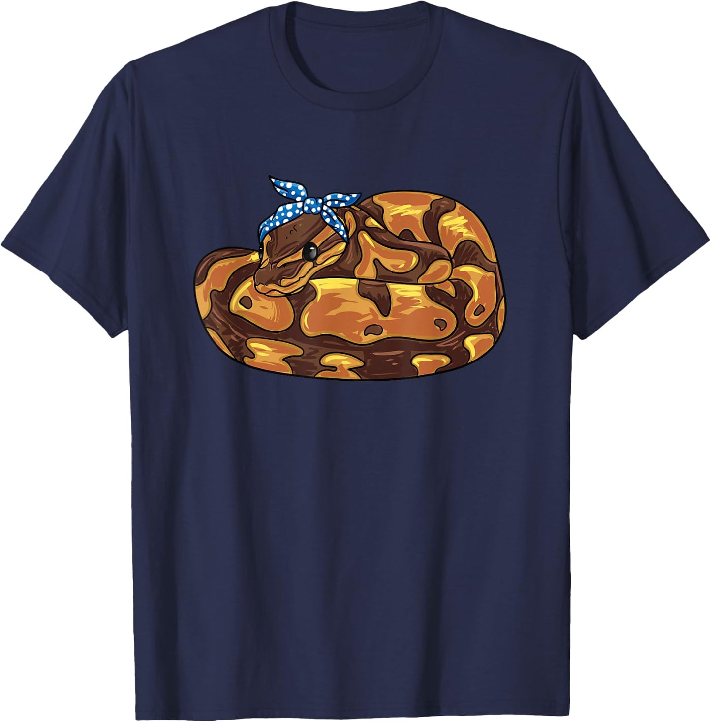 Snake Lovers - I Love Mine T-Shirt - T-Shirt | Navy
