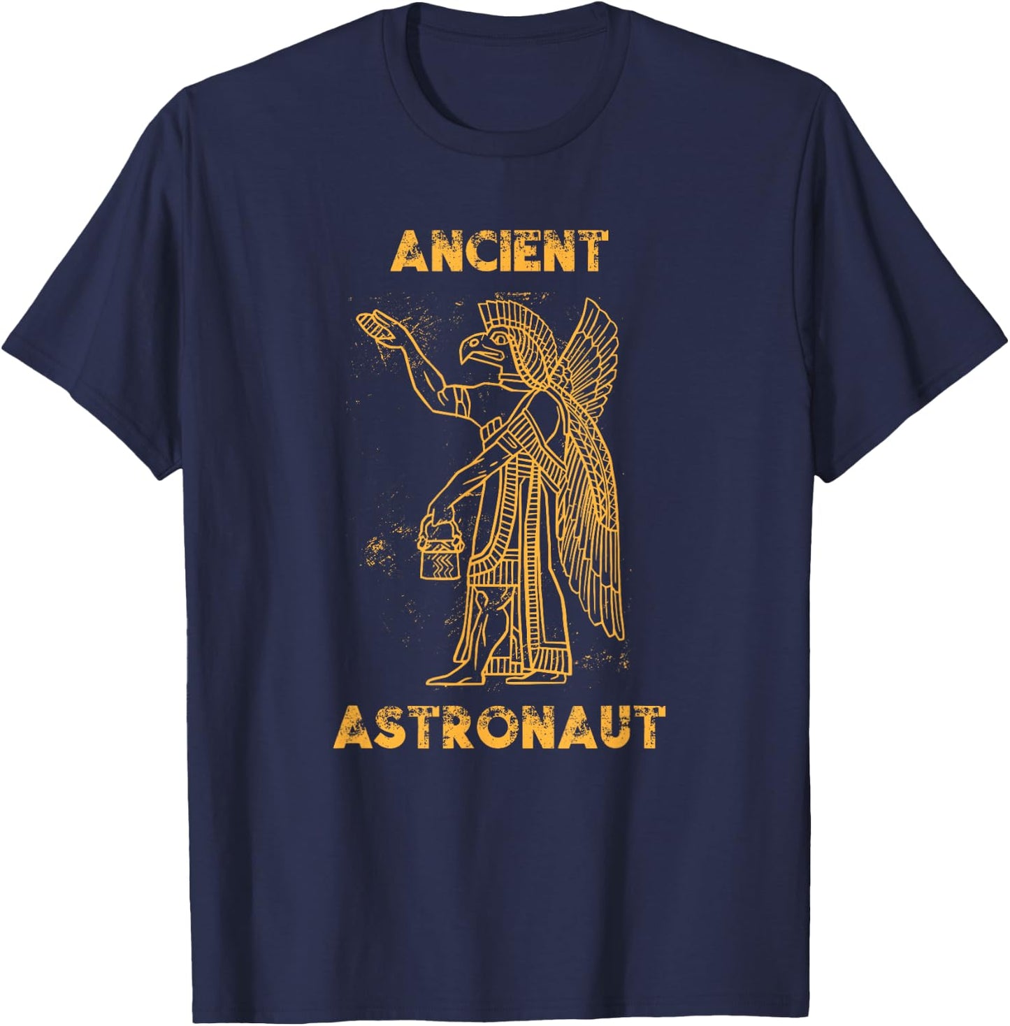 Anunnaki Ancient Astronaut Sumerian Alien Theorists T-Shirt - T-Shirt | Navy
