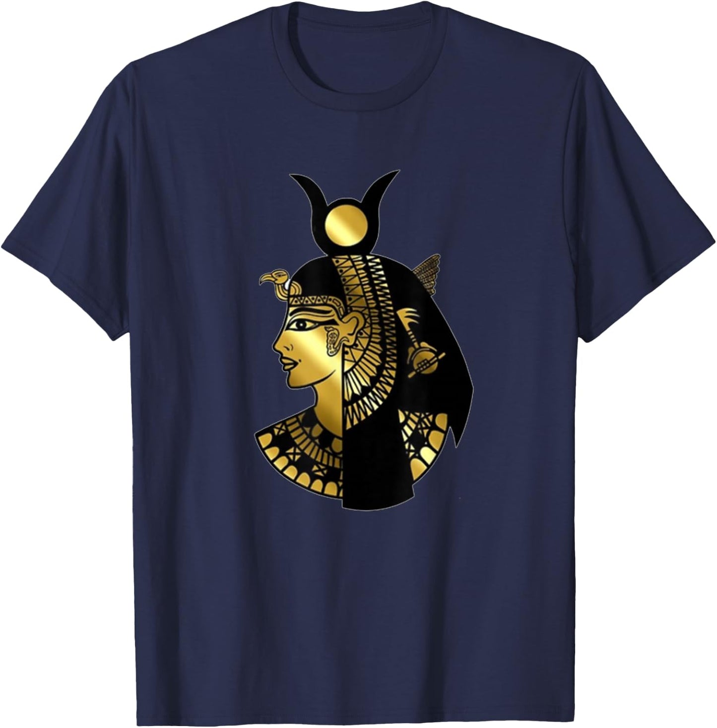 Ancient Egyptian mythology Hathor o ISis Goddess T-Shirt - T-Shirt | Navy
