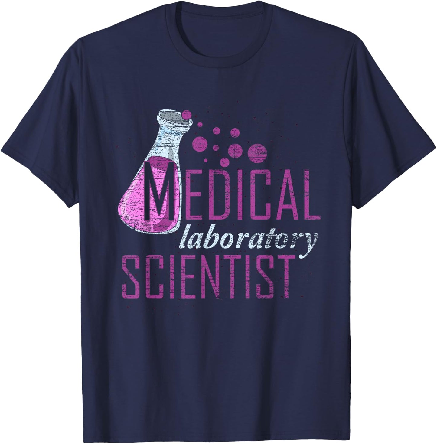 Lab Technologist Lab Technician Medical Laboratory Scientist T-Shirt - T-Shirt | Navy