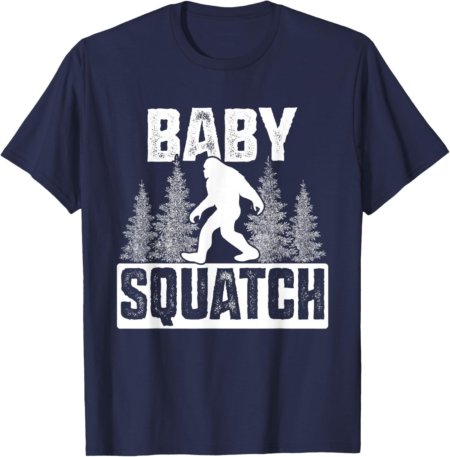 Squatchy Matching Family Bigfoot Shirts Baby Squatch T-Shirt - T-Shirt | Navy
