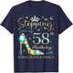 Stepping Into My 58th Birthday With God's Grace and Mercy T-Shirt - T-Shirt | Navy