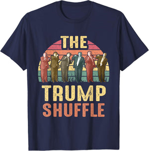 The Trump Shuffle Trump Elaine Dance GIF Trump Dance Gift T-Shirt - T-Shirt | Navy