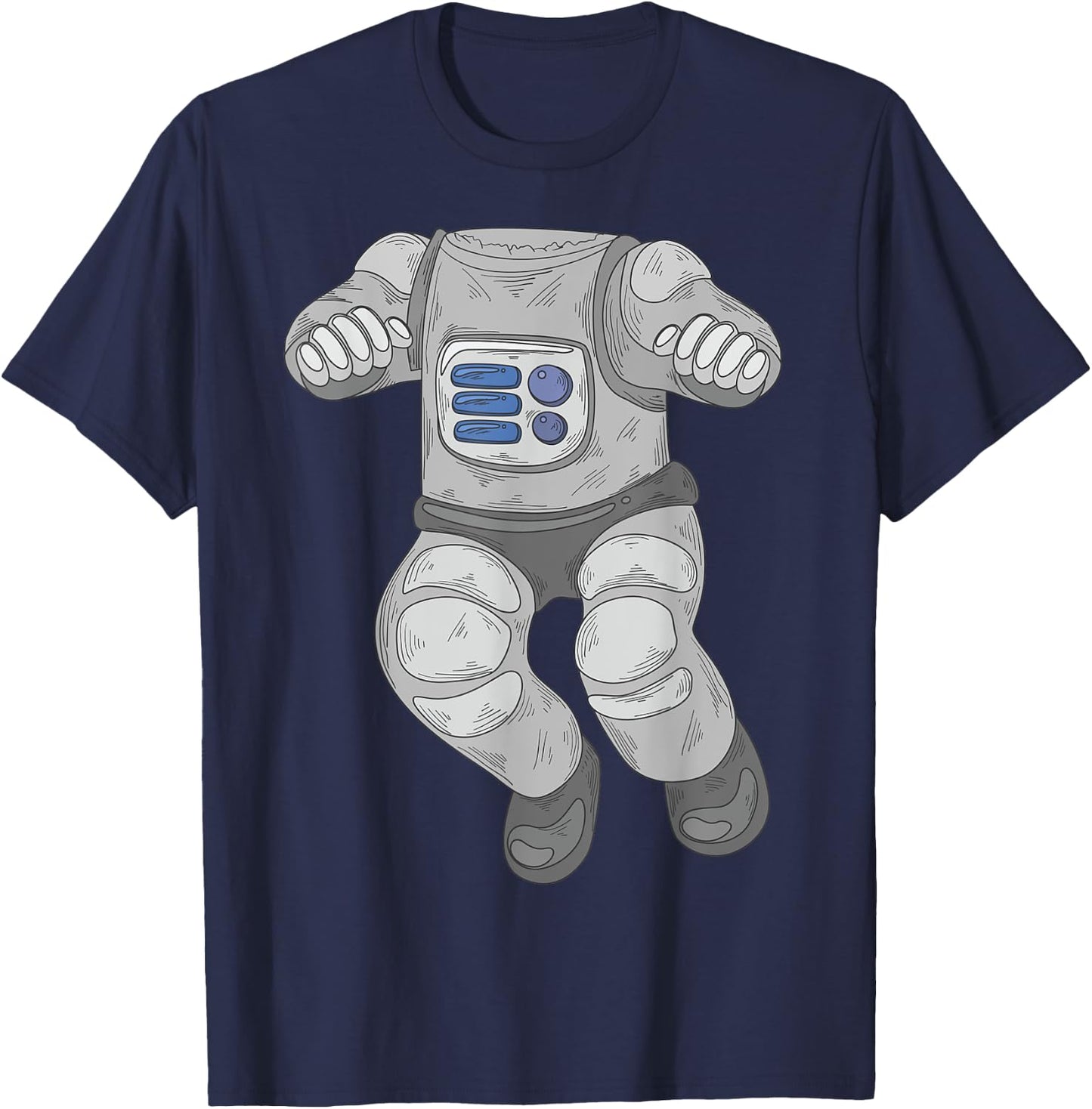 Cool Funny Astronaut Halloween Costume Shirt Spaceman Gift T-Shirt - T-Shirt | Navy