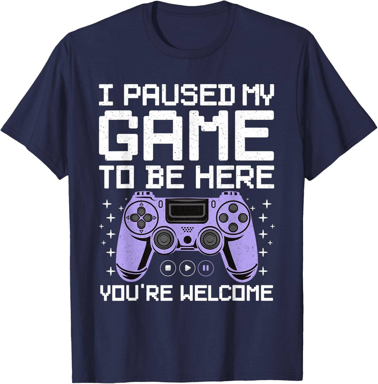 Cool Video Game Art Women Video Gamer Gaming Lover T-Shirt - T-Shirt | Navy