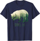 Sitka Bear Southeast Alaska Tongass Wildlife T-Shirt - T-Shirt | Navy