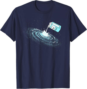 Milky Way Galaxy Shirt Pun Astronomy Space Lovers Astronaut T-Shirt - T-Shirt | Navy