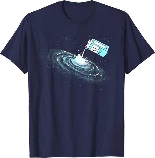 Milky Way Galaxy Shirt Pun Astronomy Space Lovers Astronaut T-Shirt - T-Shirt | Navy