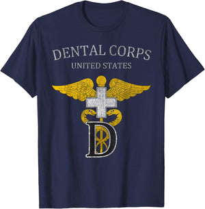 US Dental Corps US Army Dentist Military Dental Services T-Shirt - T-Shirt | Navy