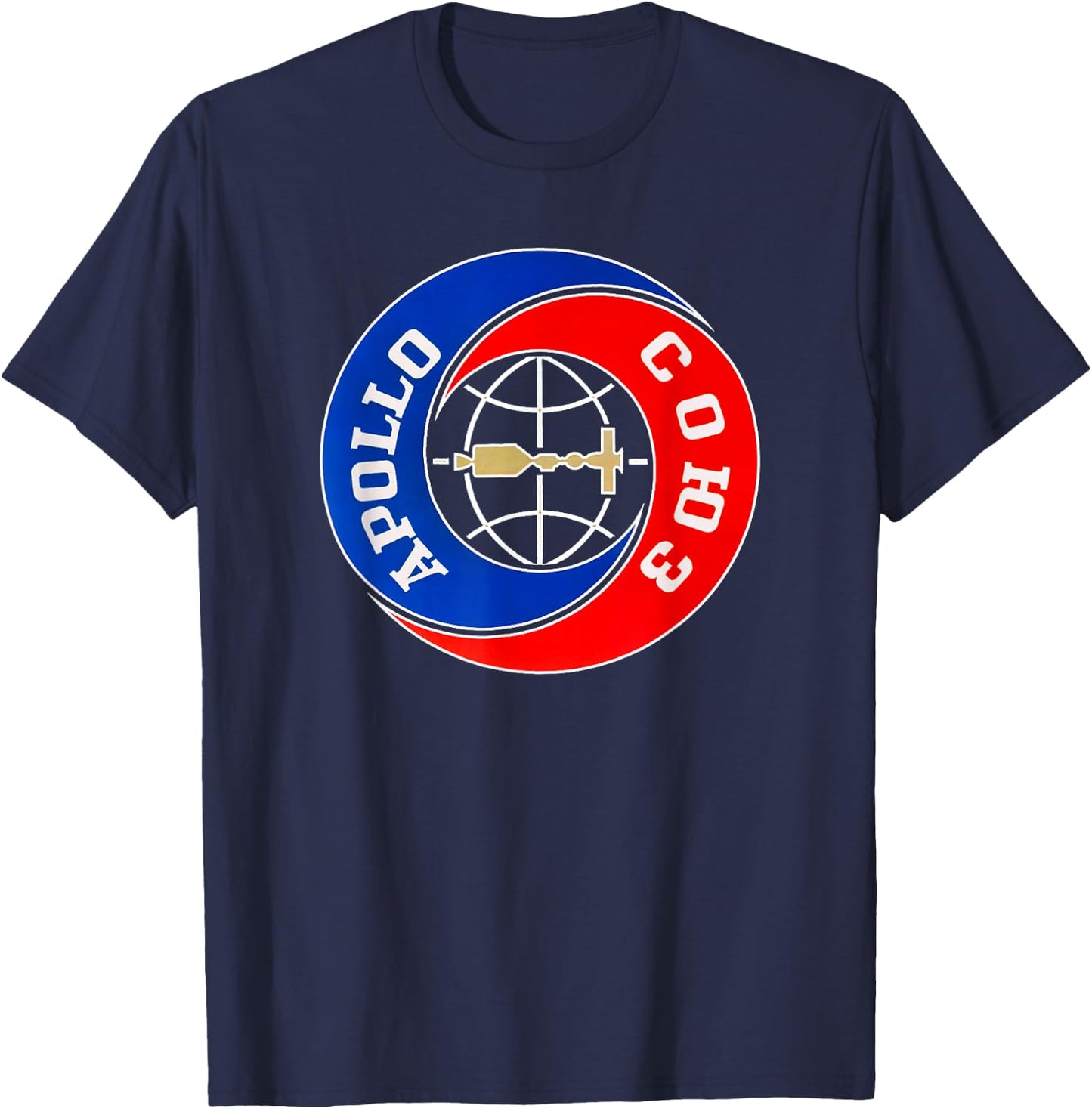 Apollo Soyuz Mission NASA T-Shirt - T-Shirt | Navy