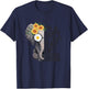 I'm A Happy Go Lucky Ray Of Fucking Sunshine Hippie Elephant T-Shirt - T-Shirt | Navy