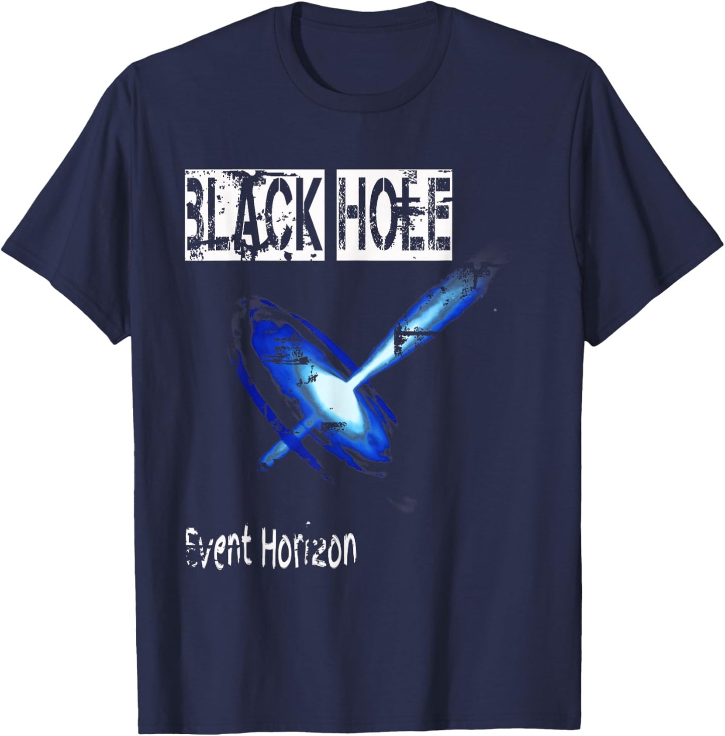 Black Hole Event Horizon T Shirt T-Shirt - T-Shirt | Navy