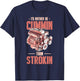 I'd Rather Be Cummin Than Strokin T-Shirt - T-Shirt | Navy
