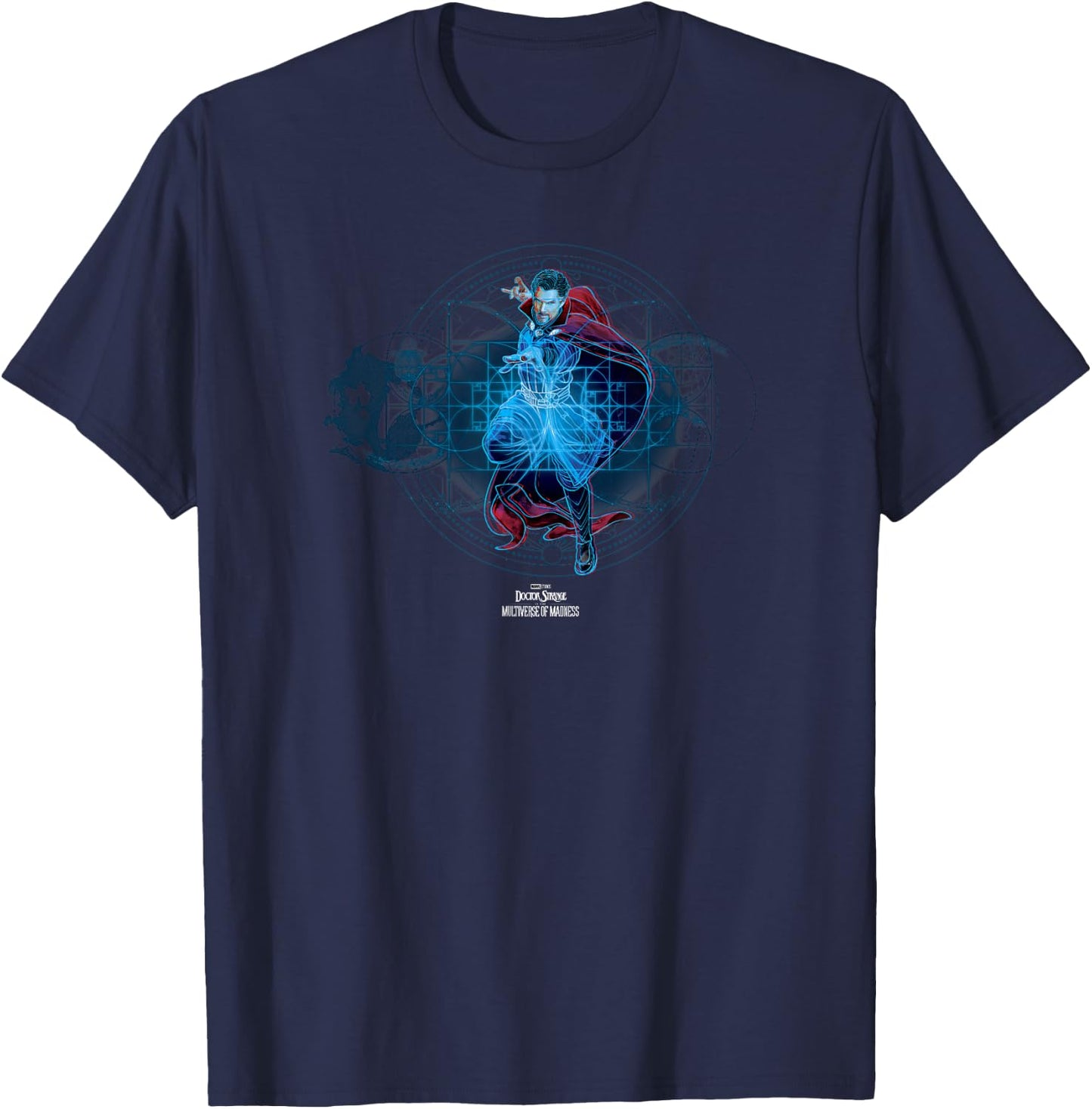 Marvel Doctor Strange In The Multiverse Of Madness Schematic T-Shirt - T-Shirt | Navy
