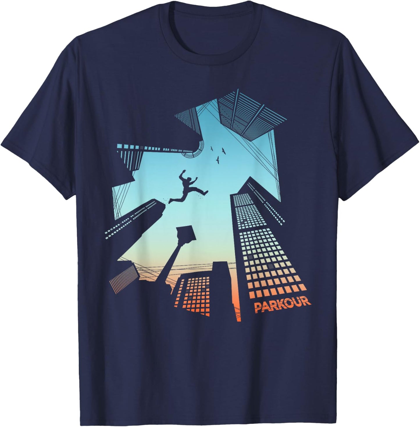 Parkour / Freerunning gift , women, kids T-Shirt - T-Shirt | Navy
