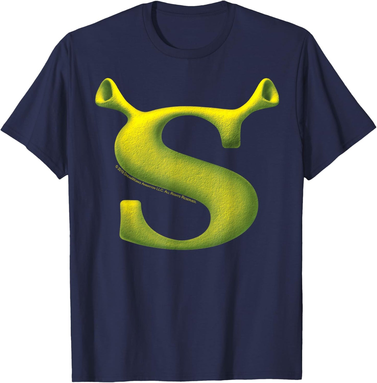Shrek Initial Logo Poster T-Shirt - T-Shirt | Navy