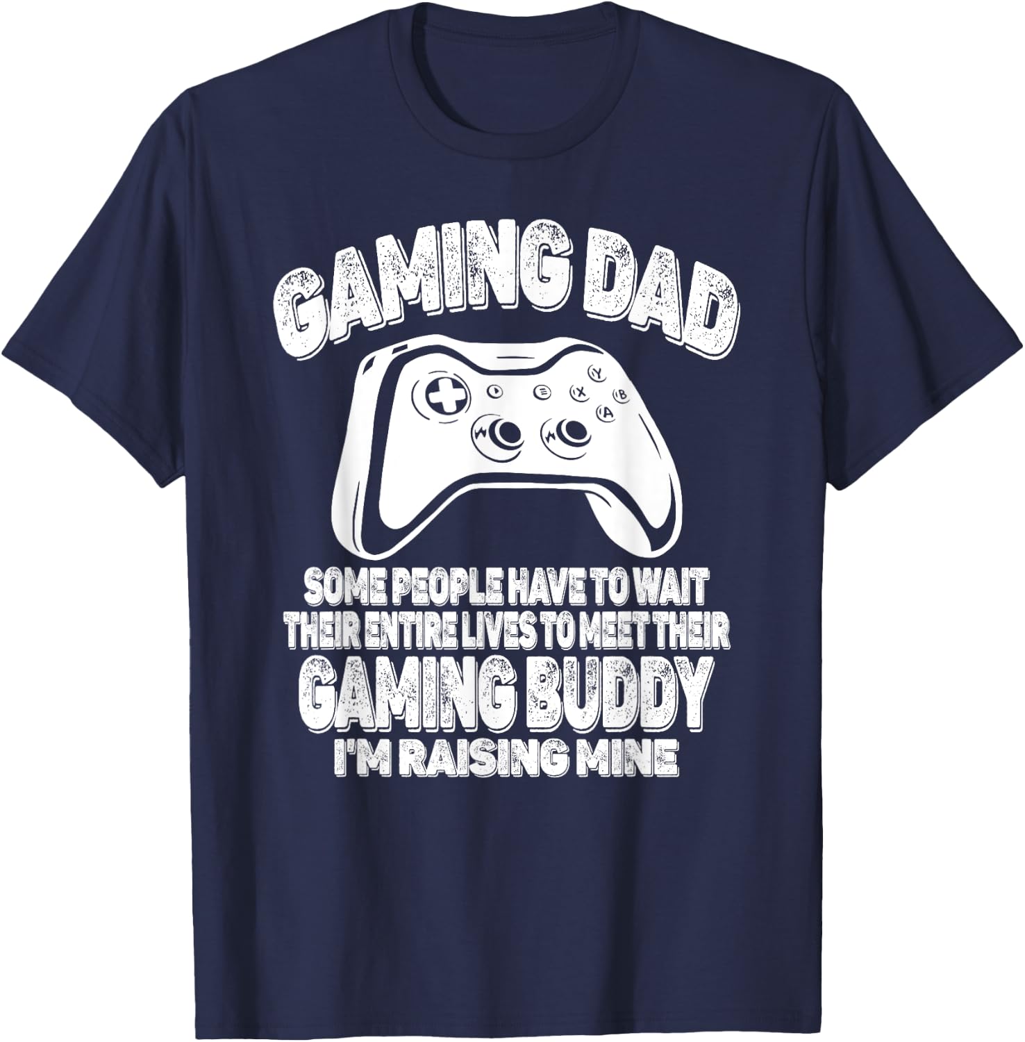 Gamer Father's Day Funny Video Games Gaming Dad From Son T-Shirt - T-Shirt | Navy