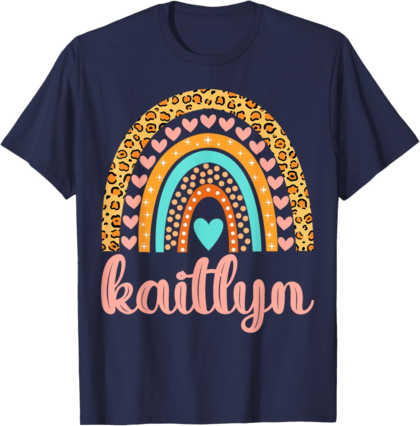 Kaitlyn Kaitlyn Name Birthday Shirt Gift T-Shirt - T-Shirt | Navy
