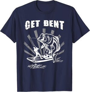 Fishing - Get Bent T-Shirt - T-Shirt | Navy