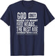 God Only Made So Many Perfect Heads... By Yoraytees T-Shirt - T-Shirt | Navy
