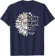 Hair Stylist Sunflower Hairdresser Hairstylist Men Women T-Shirt - T-Shirt | Navy