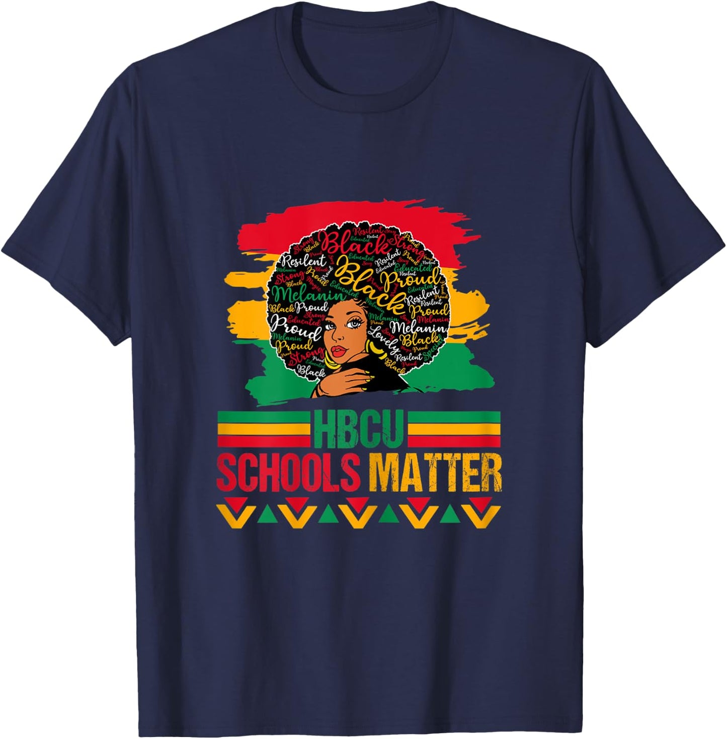 HBCU Schools Matter Historical Black College Alumni T-Shirt - T-Shirt | Navy