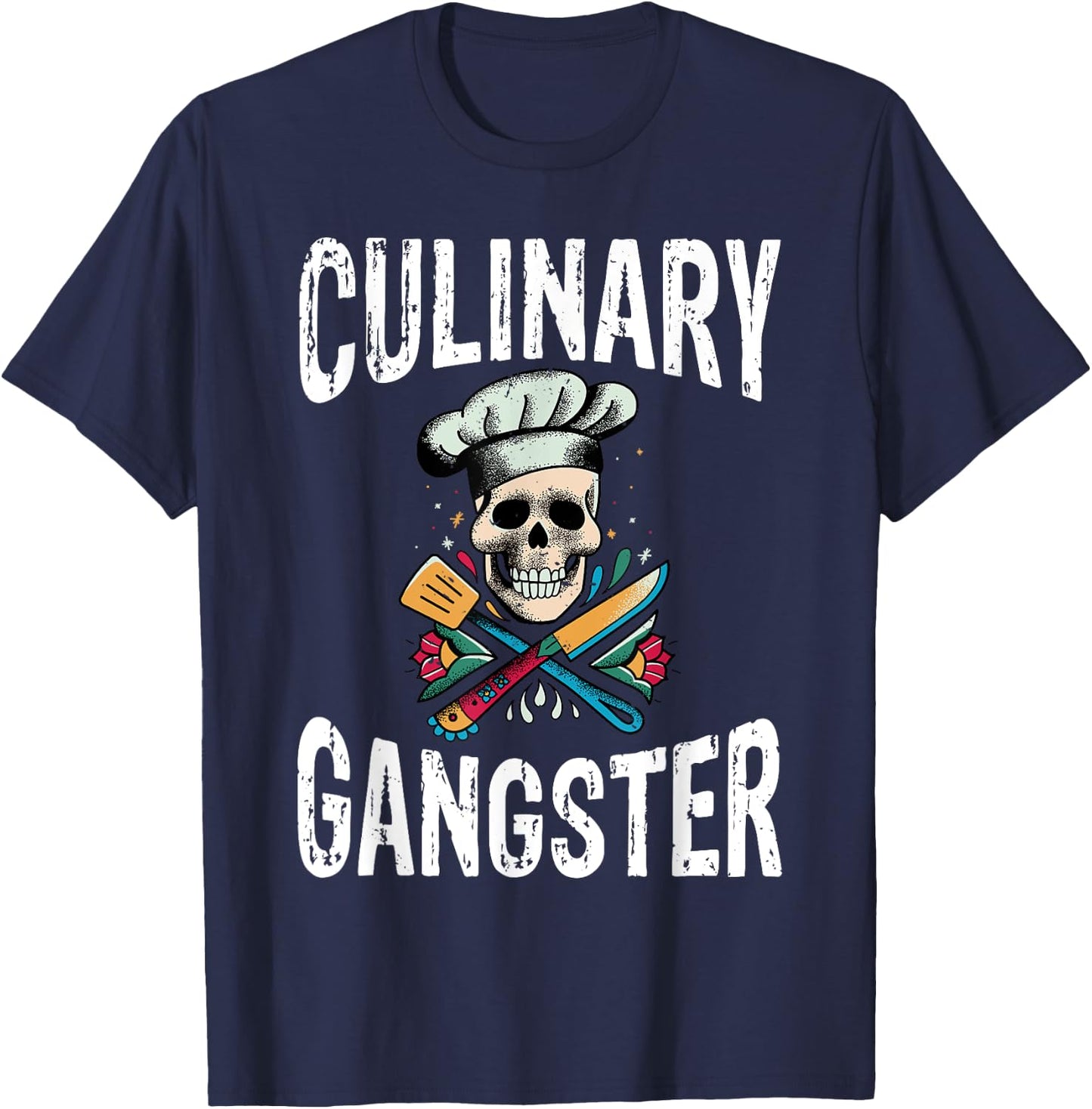 Culinary Gangster Kitchen Culinary Cook T-Shirt - T-Shirt | Navy