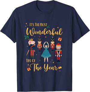 It's The Most Wonderful Time Of The Year Nutcracker Ballet T-Shirt - T-Shirt | Navy