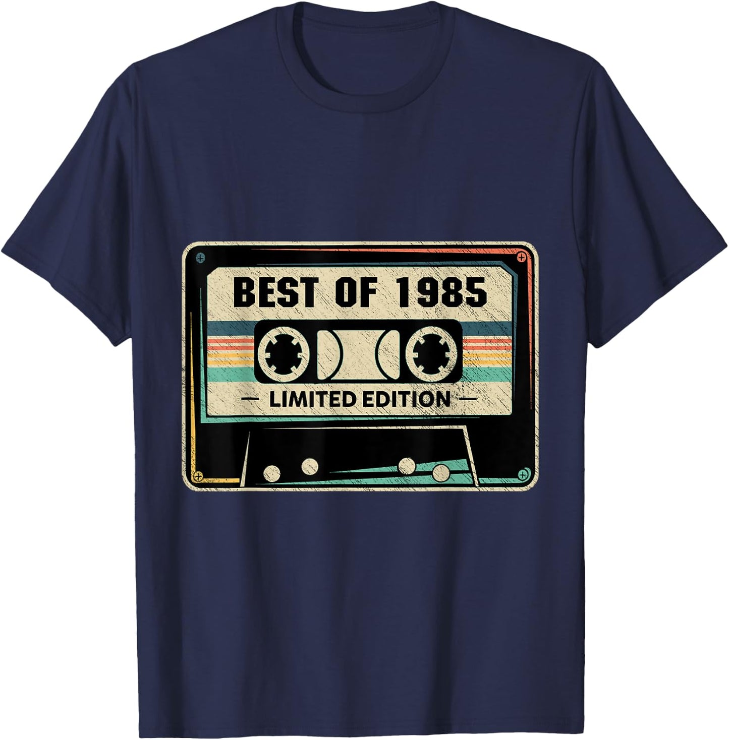 1985 Birthday And T-Shirt - T-Shirt | Navy