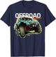 Offroad Adventure | Off Roading Offroad 4x4 SUV T-Shirt - T-Shirt | Navy