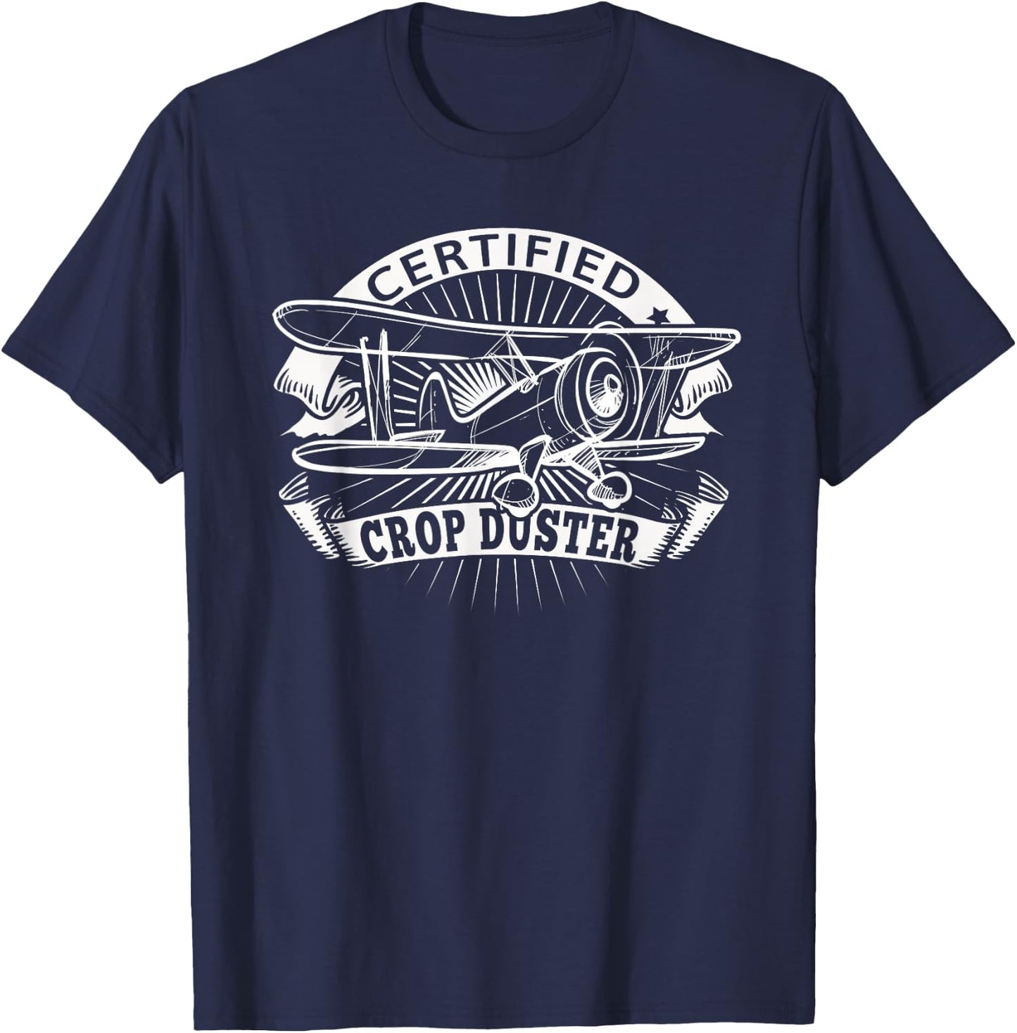 Farting Fart Shirt Funny Crop Duster T Shirt Farming T-Shirt - T-Shirt | Navy