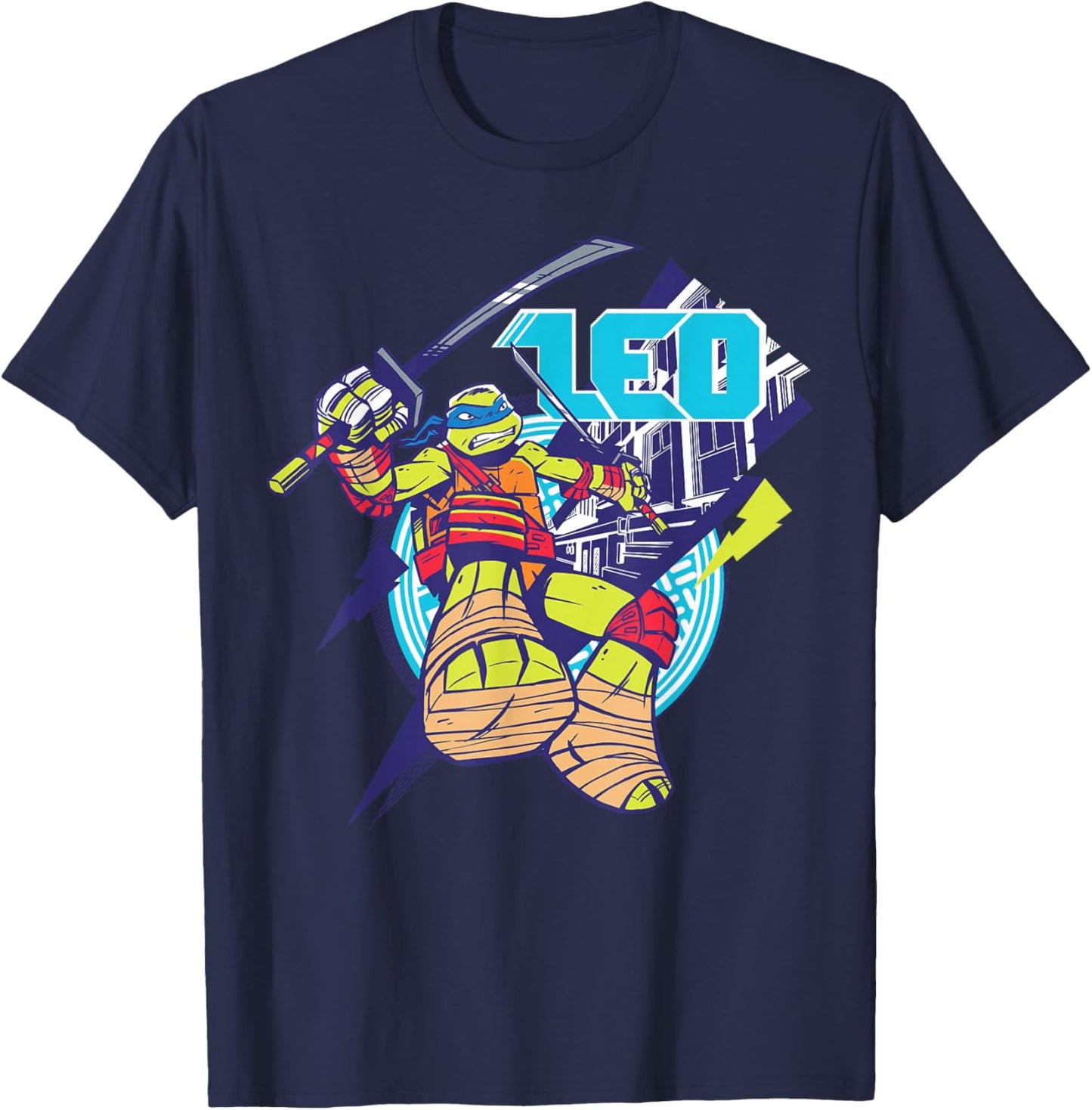 Teenage Mutant Ninja Turtles Leonardo Leo T-Shirt - T-Shirt | Navy