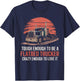 Flatbed Truck Driver Vehicle Truck Driving Trucker T-Shirt - T-Shirt | Navy