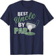 Best Uncle By Par Fathers Day Golf Sports T-Shirt - T-Shirt | Navy