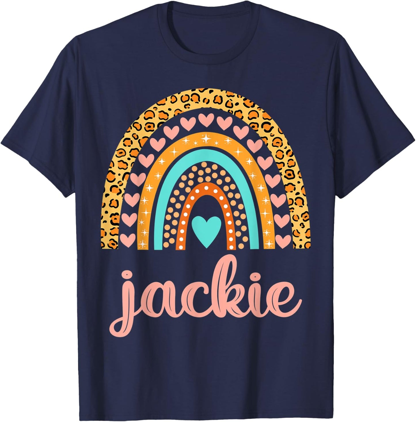 Jackie Jackie Name Birthday Shirt Gift T-Shirt - T-Shirt | Navy