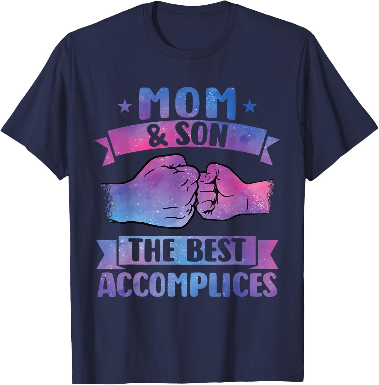 Mom & Son the best accomplice mother T-Shirt - T-Shirt | Navy
