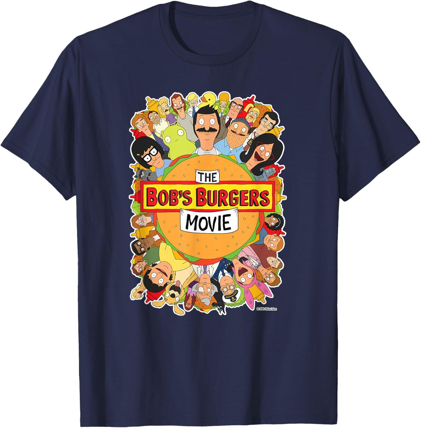 The Bob’s Burgers Movie Poster T-Shirt - T-Shirt | Navy