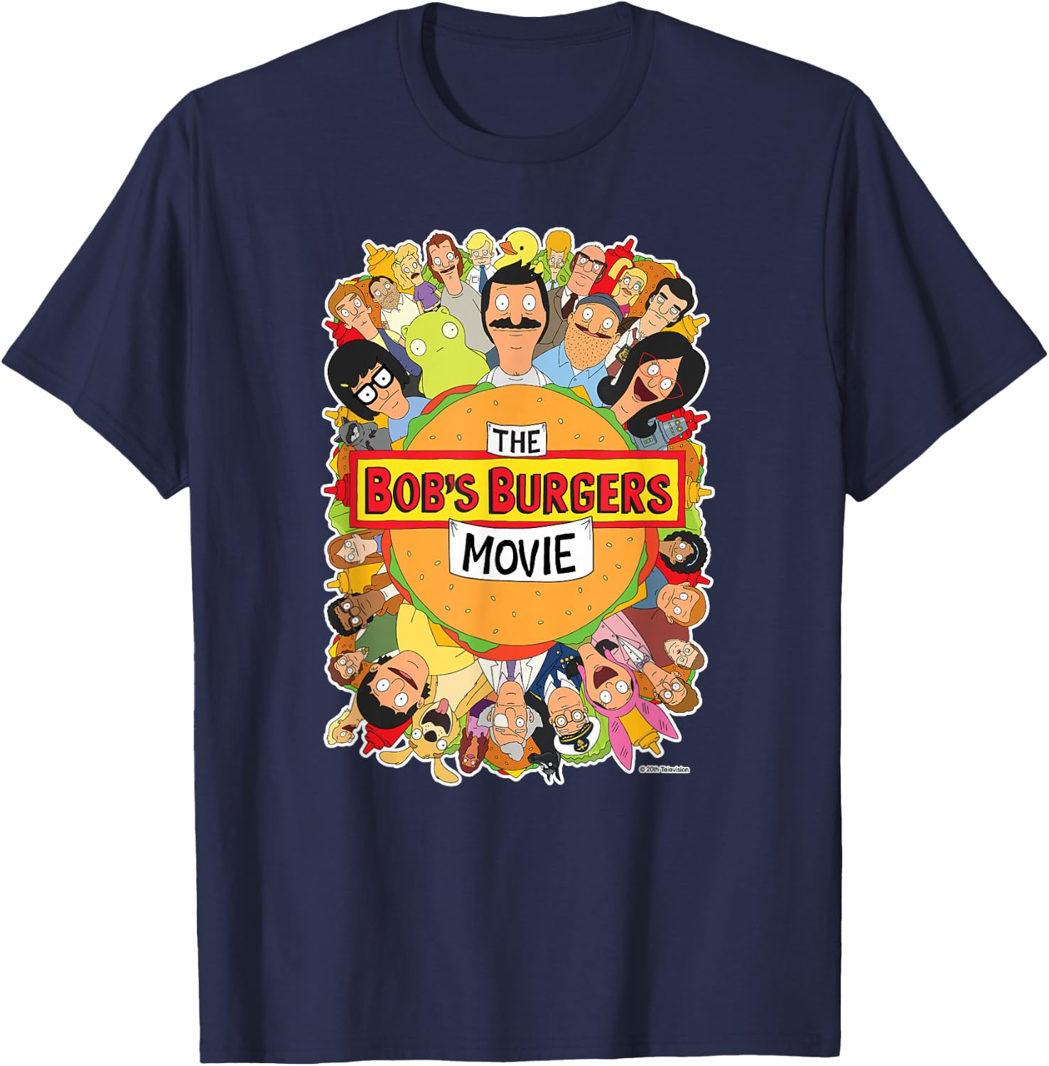 The Bob’s Burgers Movie Poster T-Shirt - T-Shirt | Navy
