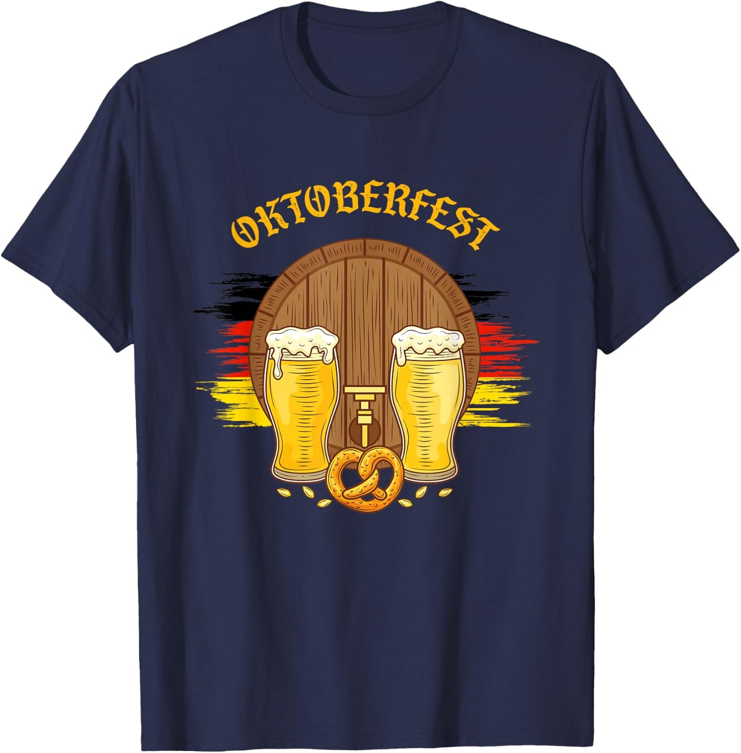 German Clothes American Oktoberfest Clothing Men Women T-Shirt - T-Shirt | Navy
