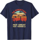 3.6 Roentgen Not Great, Not Terrible Chernobyl Retro T-Shirt - T-Shirt | Navy