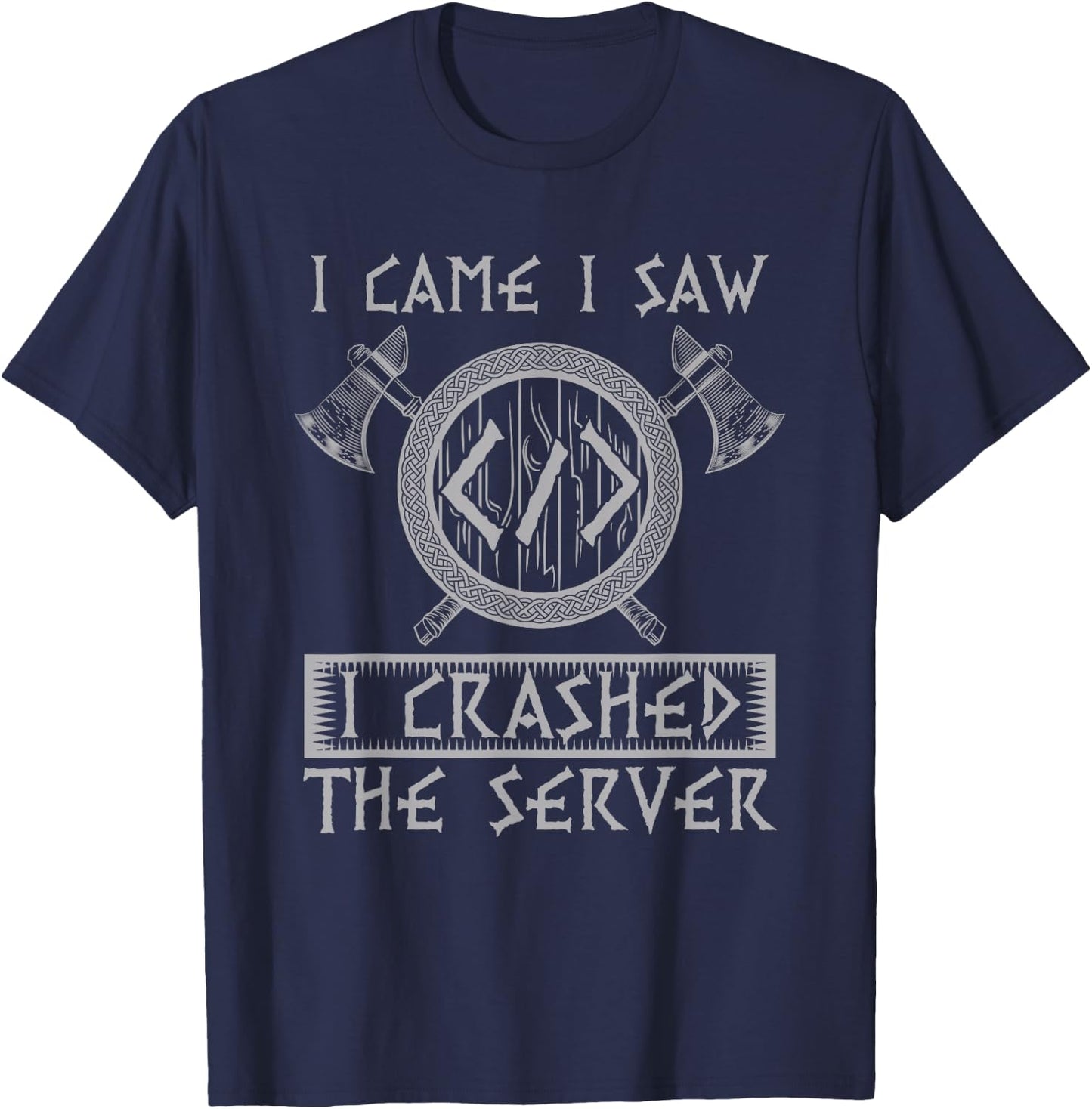 Programmer Developer Server - Code Nerd Computer Scientist T-Shirt - T-Shirt | Navy