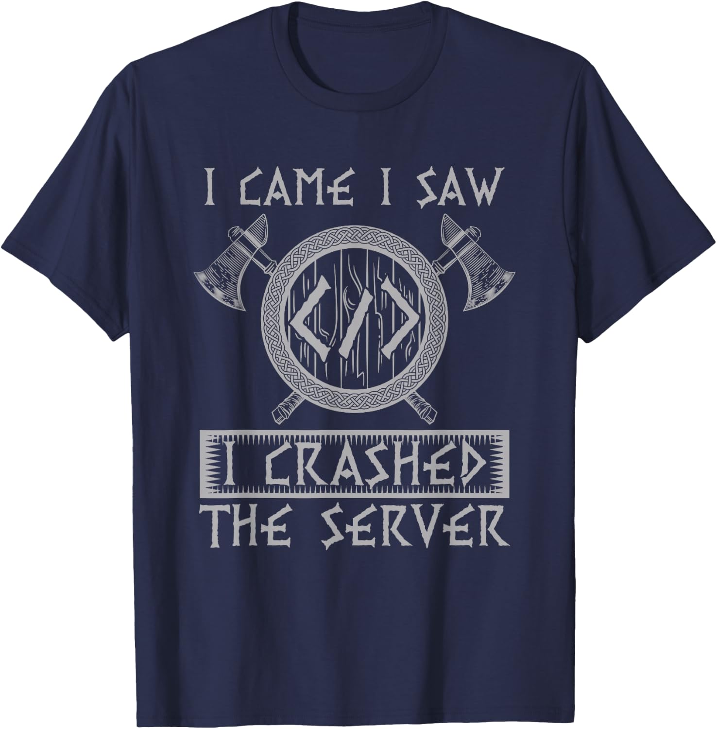 Programmer Developer Server - Code Nerd Computer Scientist T-Shirt - T-Shirt | Navy