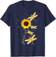 Dragonfly Sunflower Teacher Growth Mindset Choose To Shine Men Women Kids T-Shirt - T-Shirt | Navy