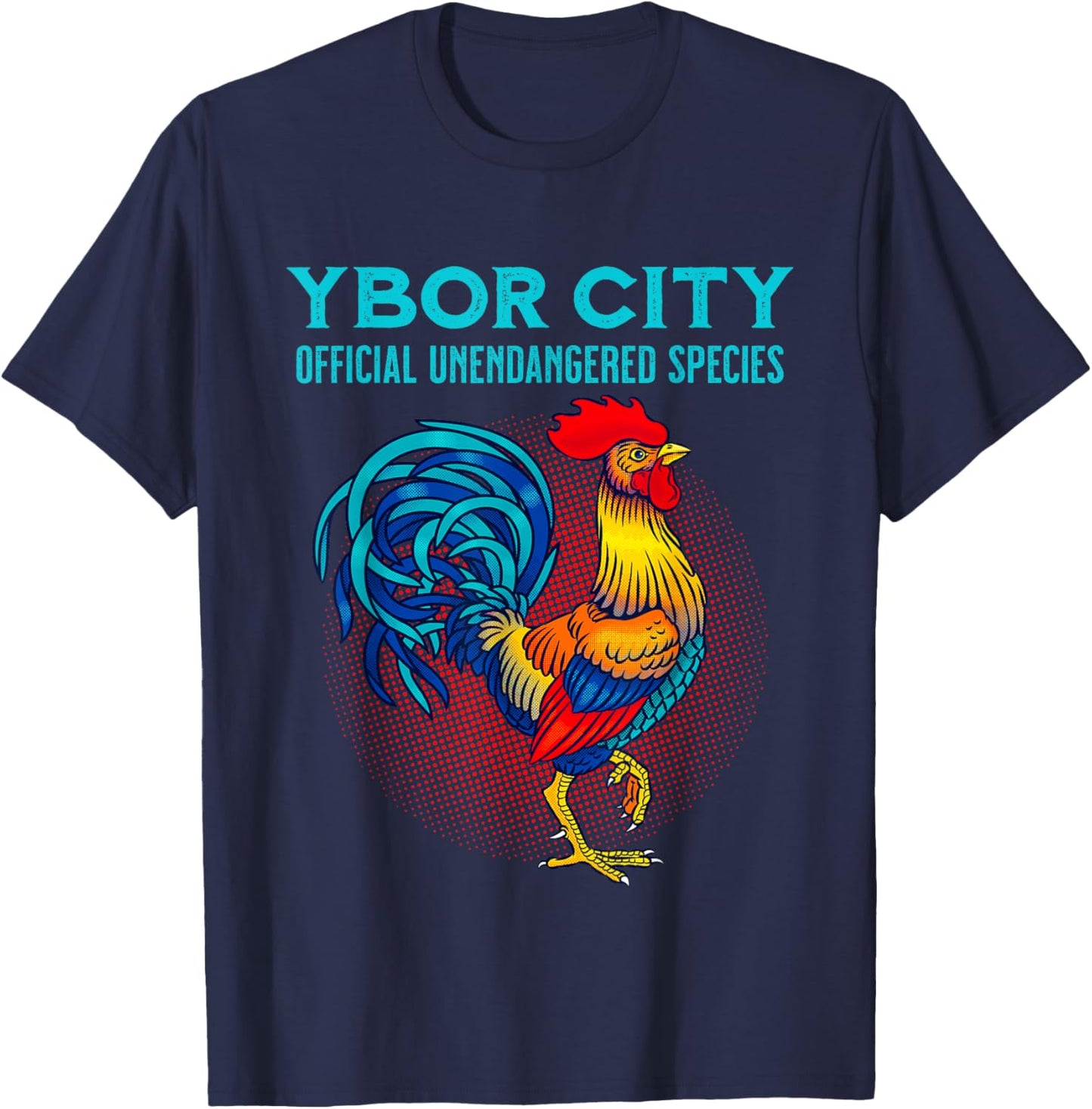 Ybor City Tampa Official Unendangered Species Souvenir T-Shirt - T-Shirt | Navy