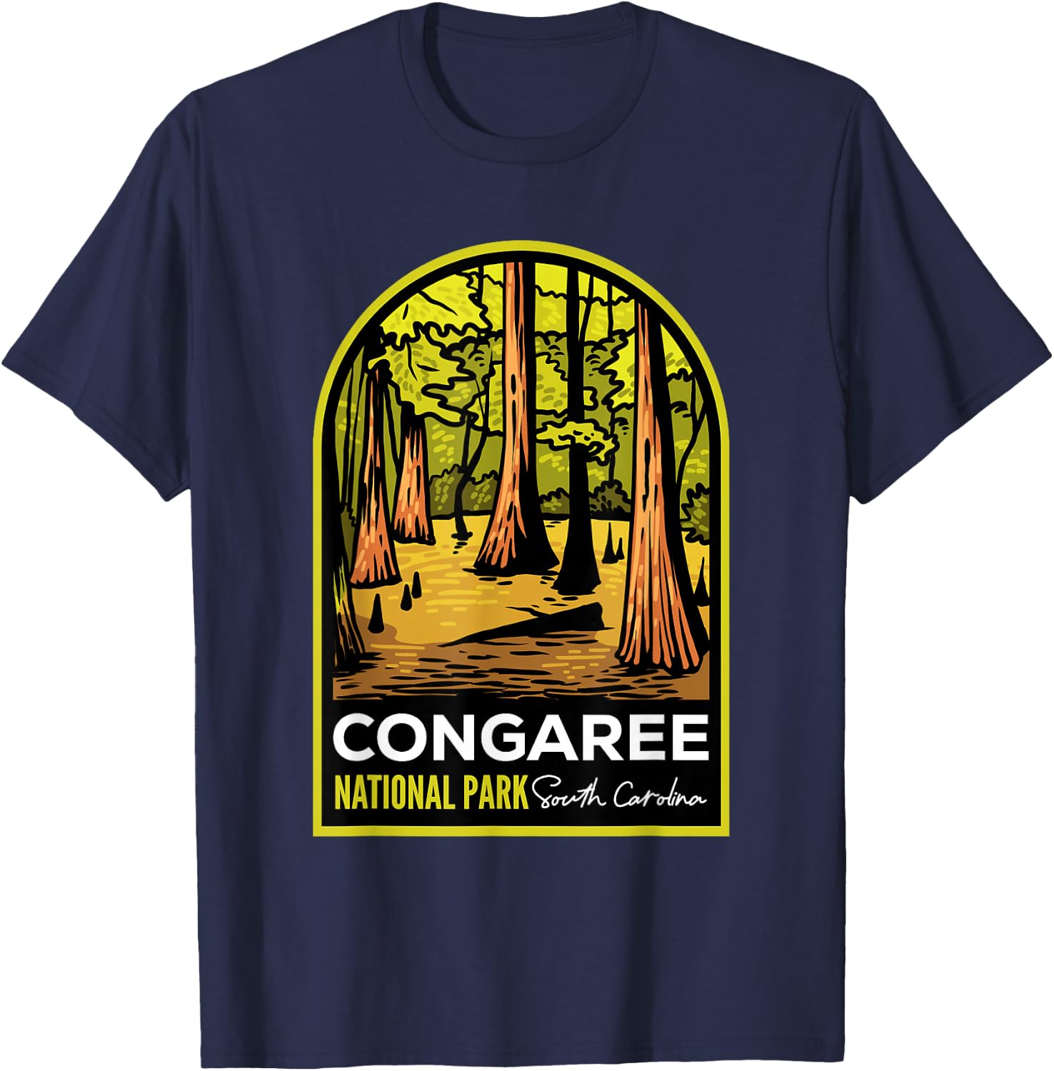 Congaree National Park SC T-Shirt - T-Shirt | Navy