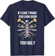 If I Can´t Make You Look Good Funny Hairdresser and Barber T-Shirt - T-Shirt | Navy